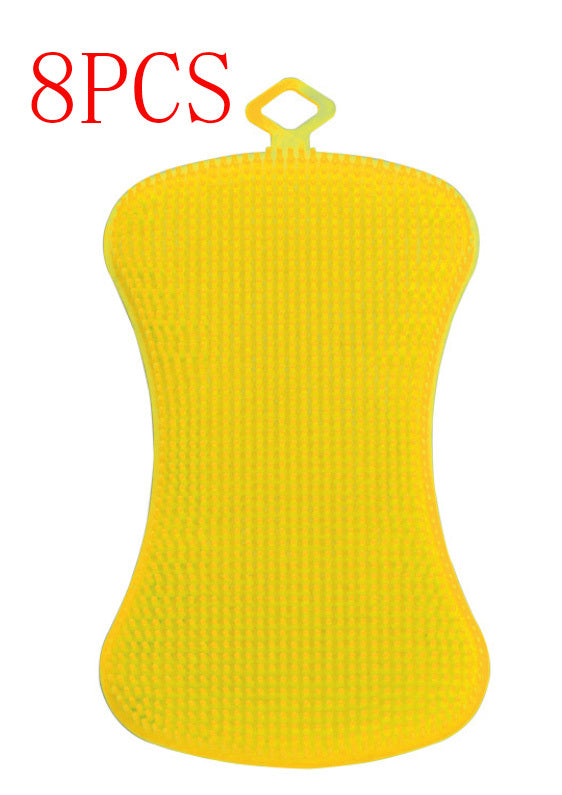 Silicone sponge kitchen Cleaning Brushes