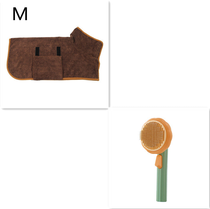 Pet Brush Self-cleaning Comb Looper For Hair Removal