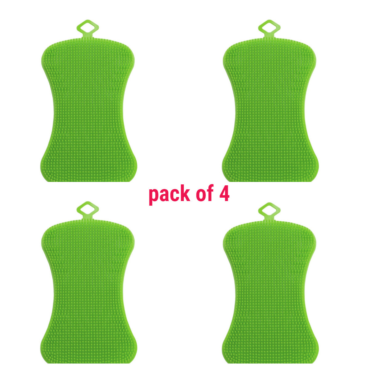 Silicone sponge kitchen Cleaning Brushes