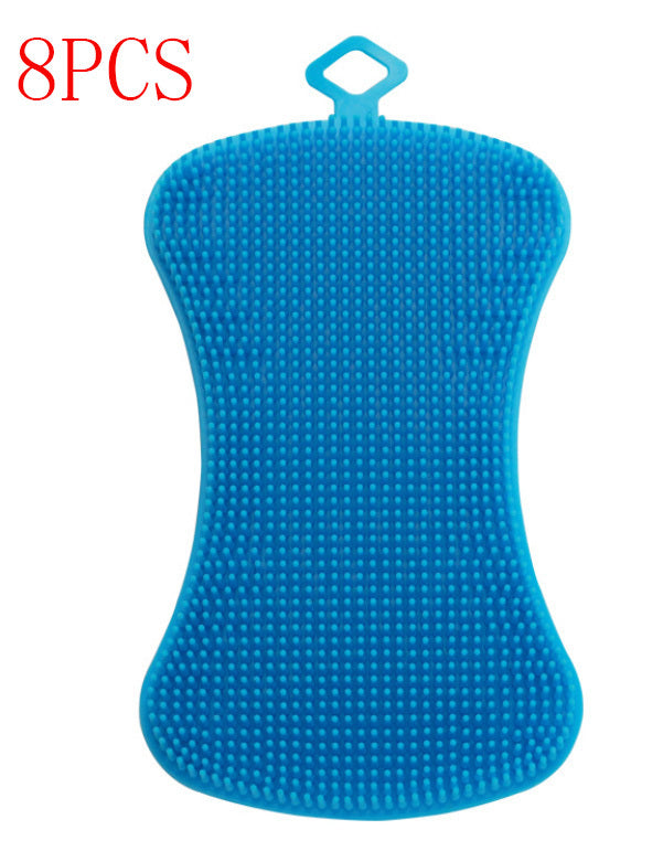 Silicone sponge kitchen Cleaning Brushes