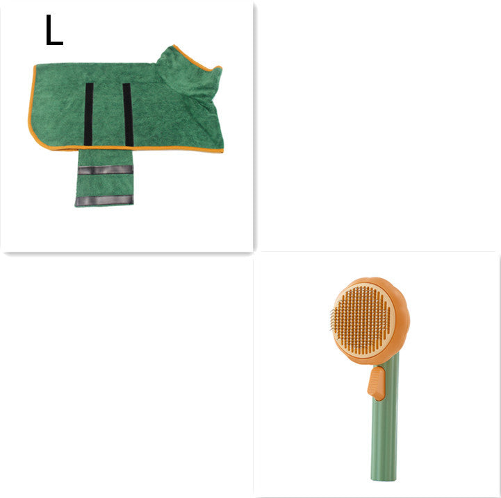 Pet Brush Self-cleaning Comb Looper For Hair Removal
