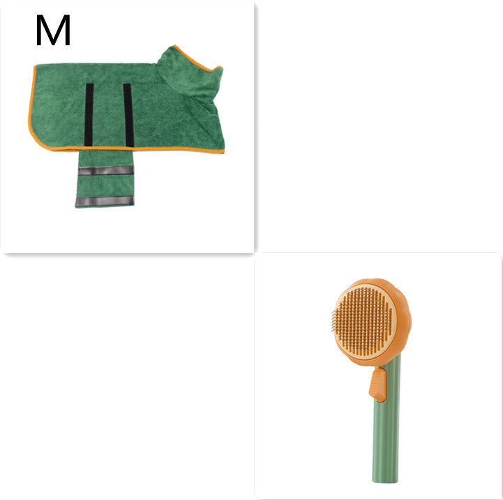 Pet Brush Self-cleaning Comb Looper For Hair Removal
