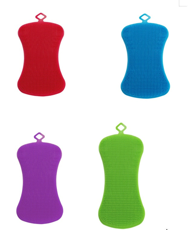 Silicone sponge kitchen Cleaning Brushes