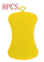 Silicone sponge kitchen Cleaning Brushes
