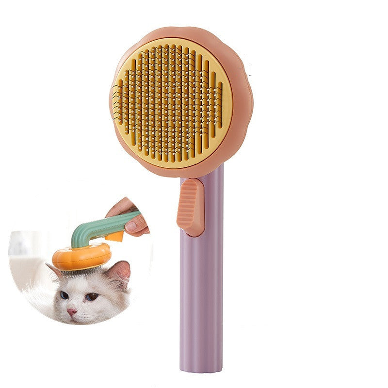 Pet Brush Self-cleaning Comb Looper For Hair Removal