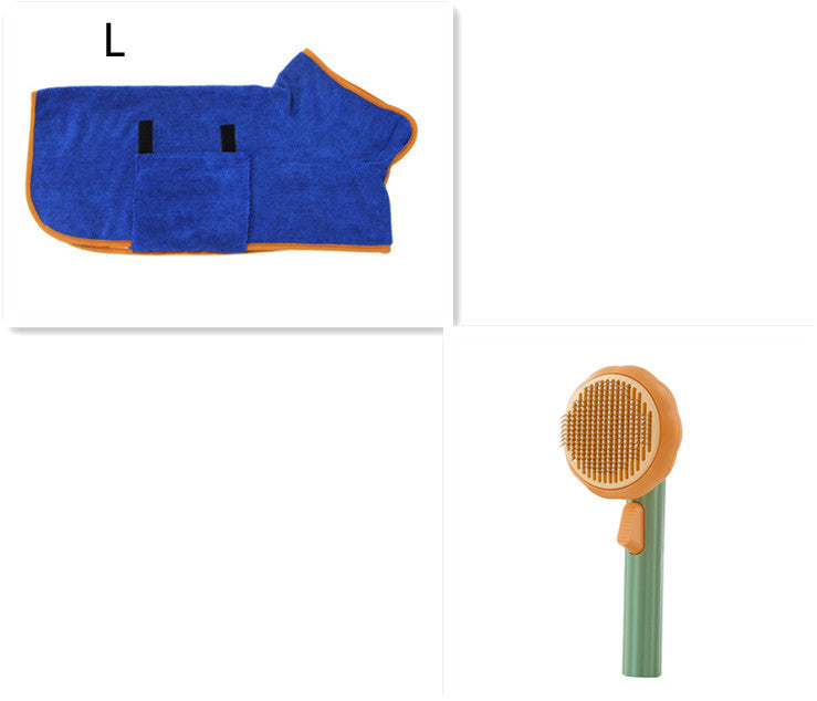 Pet Brush Self-cleaning Comb Looper For Hair Removal