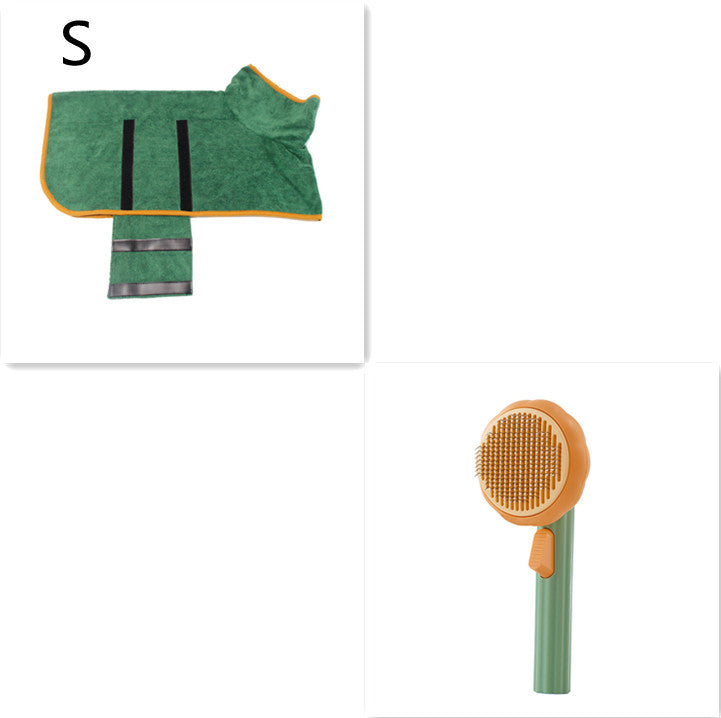 Pet Brush Self-cleaning Comb Looper For Hair Removal