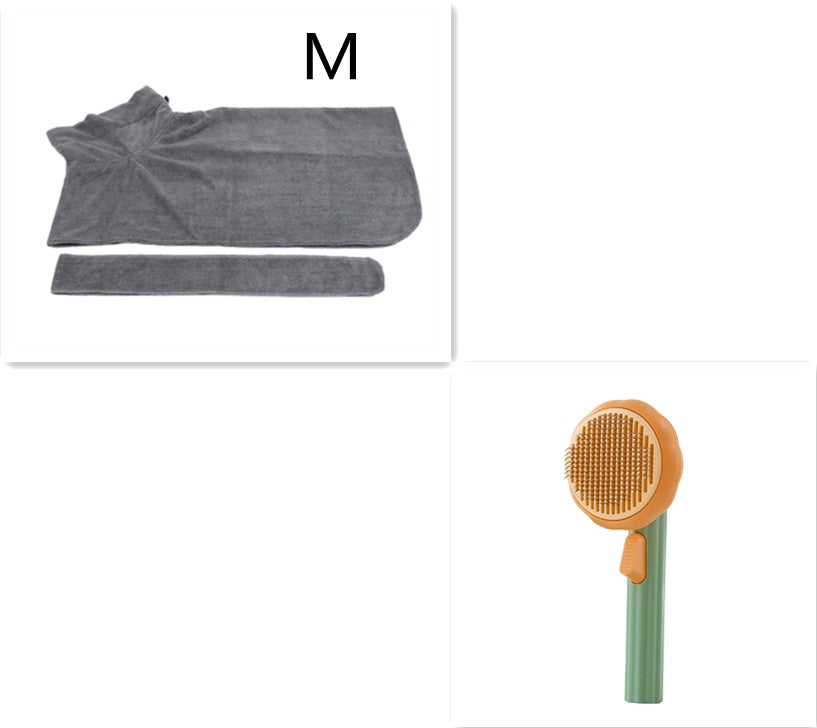 Pet Brush Self-cleaning Comb Looper For Hair Removal