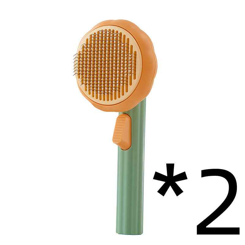 Pet Brush Self-cleaning Comb Looper For Hair Removal