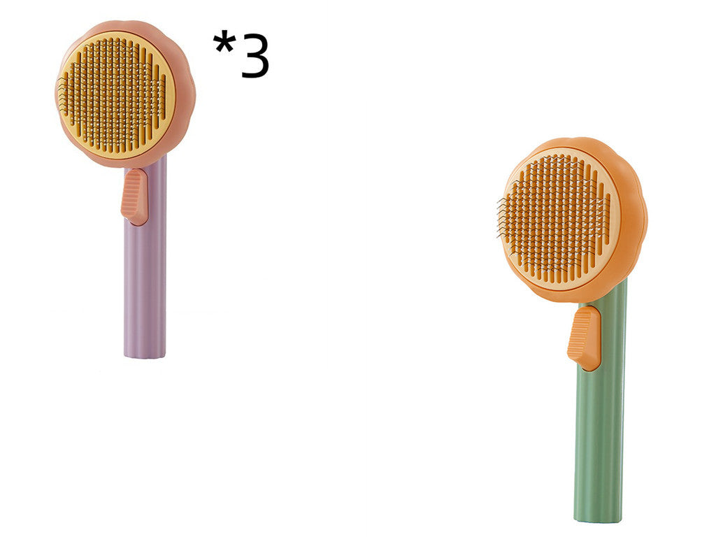 Pet Brush Self-cleaning Comb Looper For Hair Removal